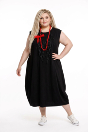 ITALIA Moda oversized katoen A-lijn jurk stretch /in meerdere kleuren