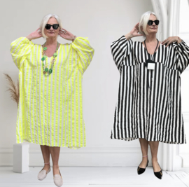 ITALIA MODA oversized katoen mousseline tuniek/jurk jurk /in meerdere kleuren