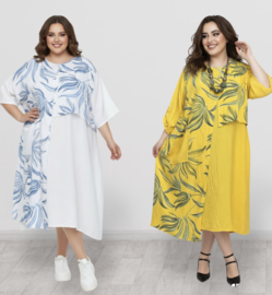 ITALIA MODA viscose  A-lijn jurk /in meerdere kleuren