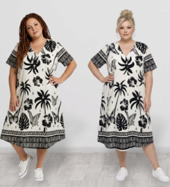 Fly Out viscose A-lijn jurk /in meerdere kleuren