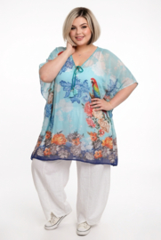 ONE OF A KIND  viscose zomer poncho/tuniek