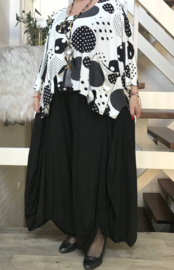 Moonshine jersey katoen ballonbroek apart zwart