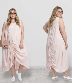 Moonshine katoen A-lijn jurk stretch