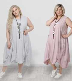 Moonshine katoen A-lijn jurk stretch / meerdere kleuren