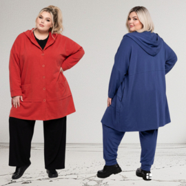 AKH oversized viscose A-lijn blazer/jas/vest apart stretch/in meerdere kleuren