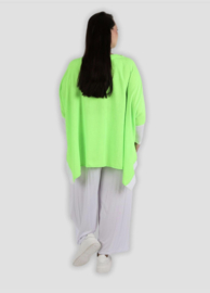 AKH viscose linnen look oversized A-lijn top