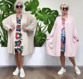 SISSY oversized gebreide van zachte viscose vest/in meerdere kleuren
