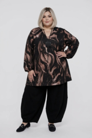 ITALIA MODA viscose mix A-lijn tuniek stretch  /in meerdere kleuren
