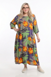 AKH oversized viscose ballon zomer jurk  apart