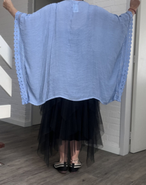 ITALIA oversized katoen blouse/tuniek/poncho /in meerdere kleuren