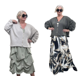 Sweet Lover oversized fijne joggingstof vest  stretch/in meerdere kleuren