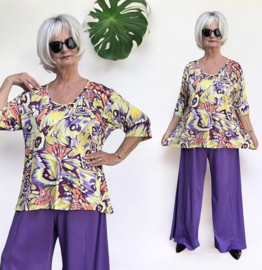 Ophilia viscose A-lijn tuniek  stretch