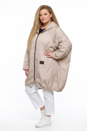 SERANO oversized  tussenjas  waterbestendig met ritssluiting en capuchon /in meerdere kleuren