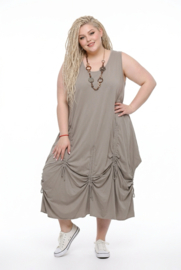 Moonshine katoen A-lijn jurk stretch