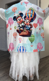 ITALIA oversized viscose blouse/hemd