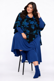 ITALIA oversized  wolmix korte poncho/in meerdere kleuren