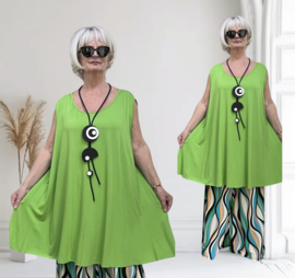 LaBass jersey viscose  A-lijn tuniek stretch apart