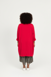 Moonshine  katoen A-lijn jurk stretch