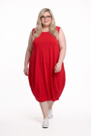 ITALIA Moda oversized katoen A-lijn jurk stretch /in meerdere kleuren