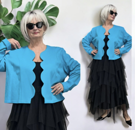 Ophilia viscose punta korte blazer stretch