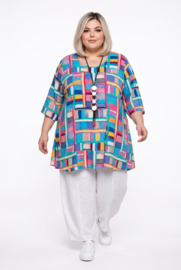 Naveed oversized viscose A-lijn tuniek