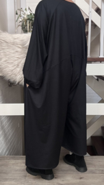 Donna Modesta  A-lijn jurk/harem broek/jumpsuit apart (extra groot)zwart