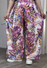 AKH oversized viscose /linnen look broek