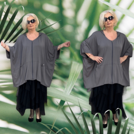 Body Look oversized viscose vest/blazer/tuniek stretch