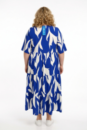 Vincenzo Allocca oversized viscose  BOHO A-lijn jurk apart