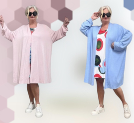 SISSY oversized gebreide van zachte viscose vest/in meerdere kleuren