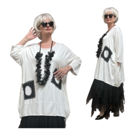 Vincenzo Allocca viscose  A-lijn tuniek apart/stretch