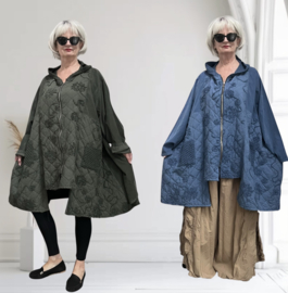 ITALIA MODA oversized katoen fijn corduroy blazer/jas/ apart/in meerdere kleuren
