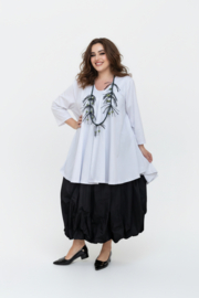 Moonshine  katoen A-lijn tuniek stretch/meerdere kleuren