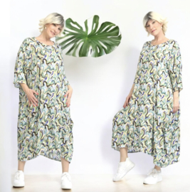 AKH oversized A-lijn  jurk apart