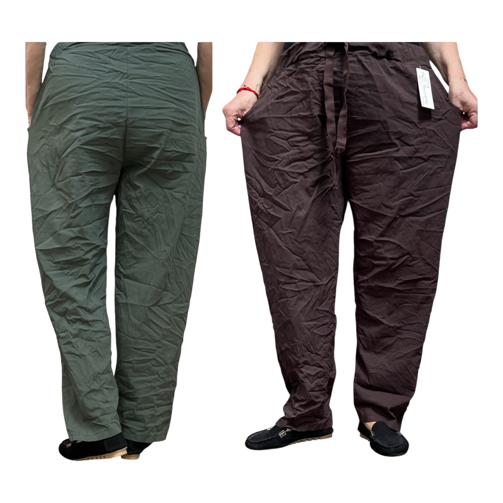 ITALIA MODA viscose broek stretch /apart/in meerdere kleuren