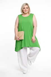 Moonshine viscose tricot A-lijn tuniek stretch apart /in meerdere kleuren