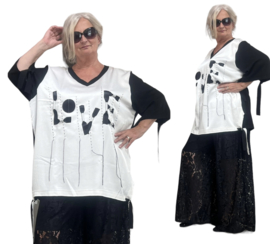 CN-G viscose A-lijn top/ tuniek stretch