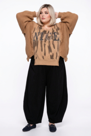 ITALIA oversized katoen/acryl mix top/in meerdere kleuren