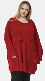 amandine oversized  super zacht bouclé gebreide top/trui /in meerdere kleuren