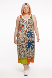 ITALIA MODA viscose A-lijn jurk stretch