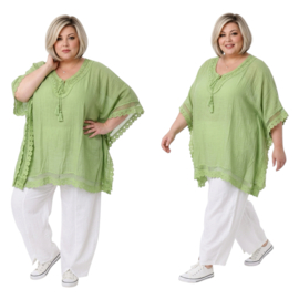 ITALIA MODA oversized katoen tuniek/poncho