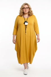 New Jersey viscose ballon jurk stretch