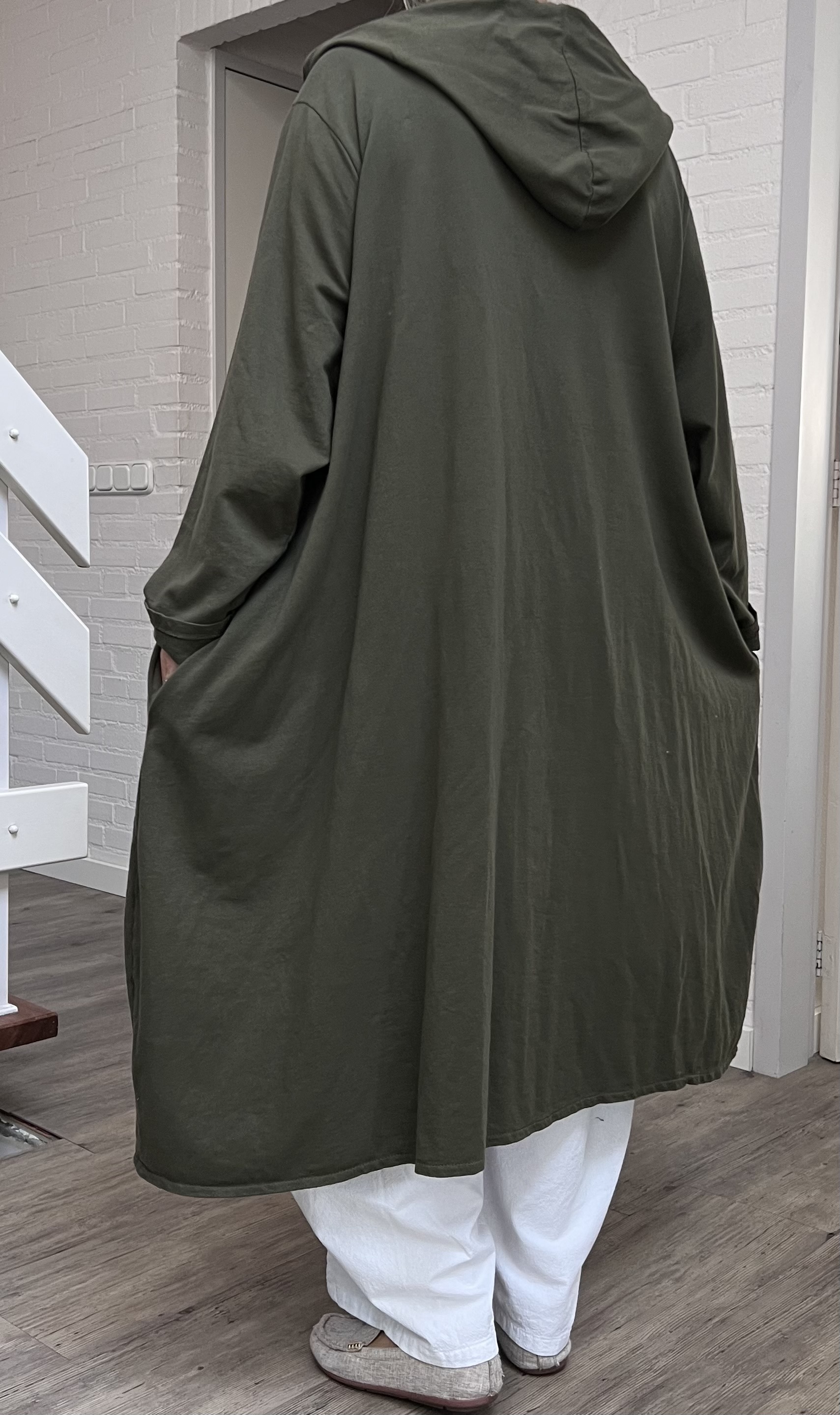 Italia MODA oversized jersey blazer/jas apart stretch /in meerdere kleuren