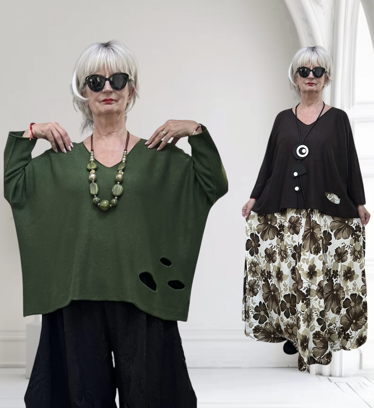 Moonshine oversized  viscose mix gebreide top /in meerdere kleuren