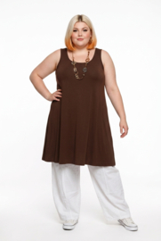 Naveed oversized viscose A-lijn tuniek/jurk stretch