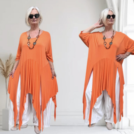 Moonshine viscose tricot A-lijn tuniek stretch apart/in meerdere kleuren