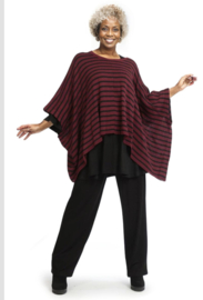 AKH oversized gebreide katoen top stretch
