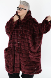 AKH oversized winterjas in van knuffelige pluche kwaliteit