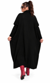 AKH oversized gebreide tuniek/jurk  apart stretch