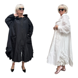 ALYANS oversized waterbestendig A-lijn zomerjas/tussenjas/mantel /in meerdere kleuren